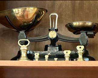 Vintage Librasco Scale with Brass Weights
