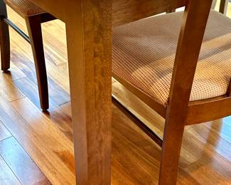 Canadel Dining Table with One Leaf and 4 Chairs