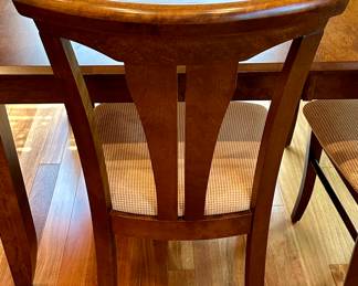 Canadel Dining Table with One Leaf and 4 Chairs