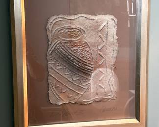 Signed Framed Wall Art Decor