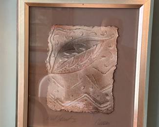 Signed Framed Wall Art Decor