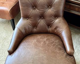 Beautiful Leather Desk Chair