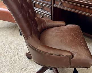 Beautiful Leather Desk Chair