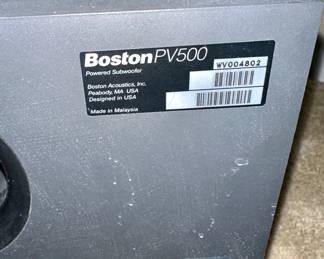 Boston Acoustics PV500 Powered Subwoofer