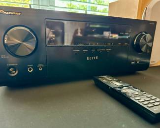 Pioneer Elite VSX-LX101 A/V Receiver.  The VSX-LX101 is fully-equipped for the latest multi-dimensional surround sound formats, DTS:X™ and Dolby Atmos®, featuring the Reflex Optimizer for enabled speakers. With Ultra HD (4K/60p/4:4:4) upscaling and pass-through and support for the latest video standards HDR and BT.2020, images are ever more impressive. In addition to internet radio and various network streaming services, with Chromecast built-in you can use your mobile device to cast your favourite music to your receiver.
