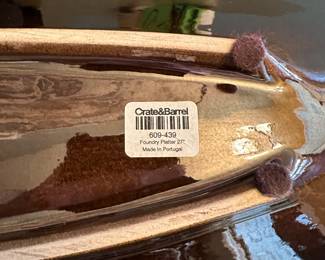 Crate & Barrel  Oval Platter