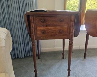 Antique 2 Drop Leaves Tables (2)