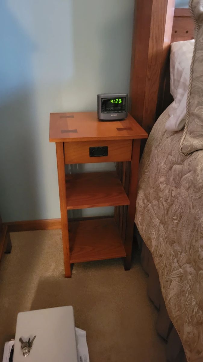 1 of two end tables