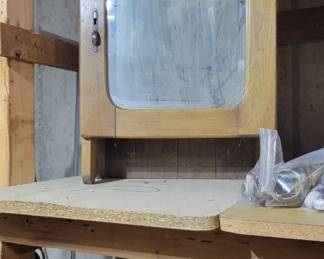 Antique medicine cabinet