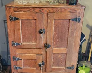 Antique ice box
