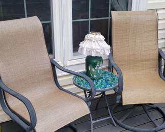 Patio chairs
