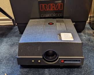 ANSCOMATIC AUTO FOCUS PROJECTOR...RCA CAMCORDER BOX ONLY
