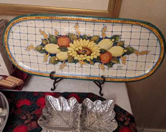 LARGE ITALIAN POTTERY PLATTER