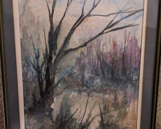 ORIGINAL WATERCOLOR (INFO on BACK)