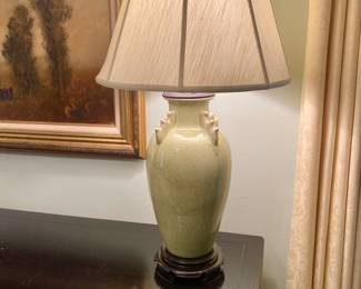 Bradburn Gallery ceramic lamps - one of pair