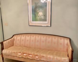 Antique mahogany sofa