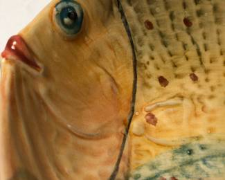 Italian pottery fish bowl