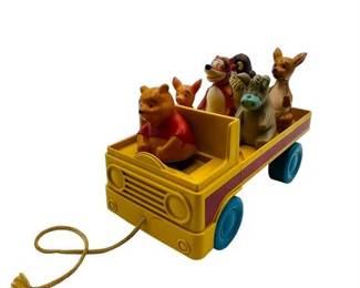 Lot 34   2 Bid(s)
Vintage Walt Disney Productions Winnie The Pooh and Friends Pull String Toy