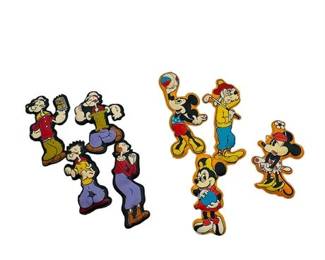Lot 36   3 Bid(s)
1974 Disney Character and Popeye Character Magnets