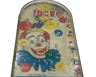 Lot 50   3 Bid(s)
Vintage Wolverine Toys Jocko The Clown Pinball Toy