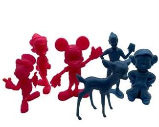 Lot 64   2 Bid(s)
Louis Marx and Co. Walt Disney Productions Plastic Figures Lot of 5