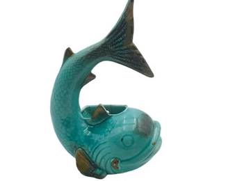 Lot 105   1 Bid(s)
Blue Fish Planter Wall Pocket