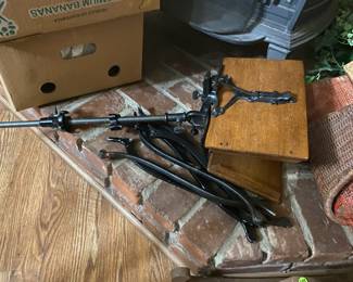 cast iron book stand