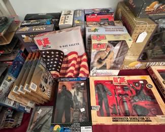 BOXES AND BOXES OF GI JOE