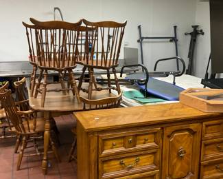 Several tables and chairs