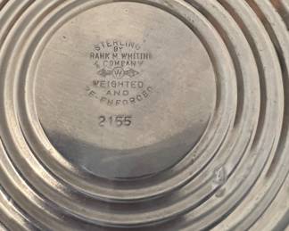 Sterling Silver Rank M. Whiting Candlesticks