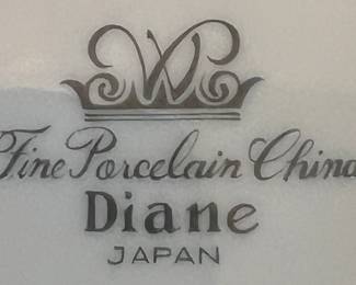 Vintage Fine Porcelain China Diane Japan
