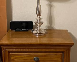 Bedroom Suite: Bed Frame, Dresser w Mirror, Nightstand