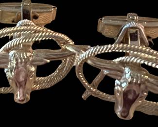 Vintage Cuff Links and Tie Pin