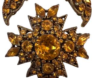 Vintage Brooch and Clip Ons