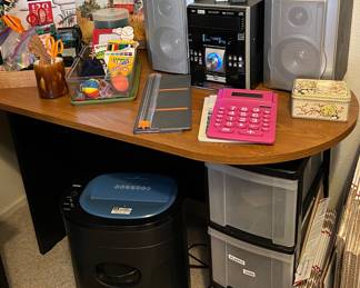 Office Supplies, Stereo Equipment