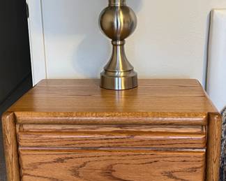 3-Drawer Nightstand, Table Lamp