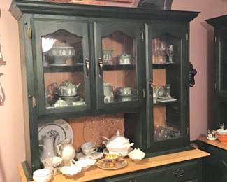 Pair of Canadian Country Kitchen Cupboards