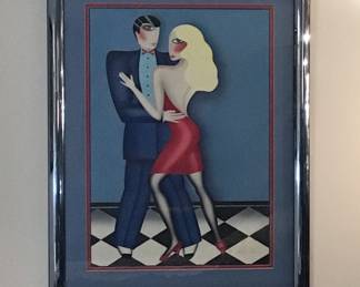 Robin Morris Lithograph “The Dance” A/P COA