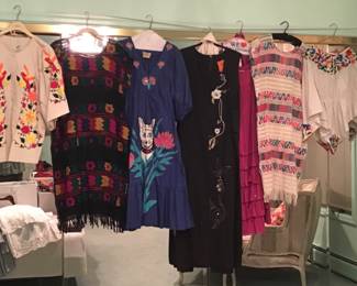 Vintage Mexican Dresses and Tops