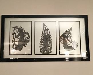 Indonesian / Siam Framed Piece