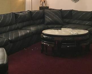 Selig Sectional Sofa w/ Pull Out Bed Section