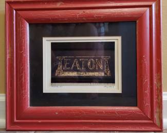Eaton Hotel, framed photo by local artist Amy Herd