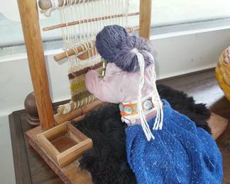 Vintage Navaho Weaver figurine