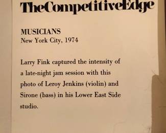 Detail, "Musicians" photo art by Larry Fink