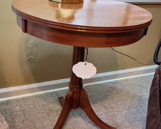 Vintage round side table