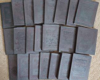 Antique leather-bound "The Holy Bible" by Little Leather Library