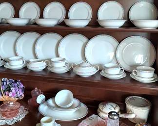 Vintage Pope Grosser china set, 39 pcs