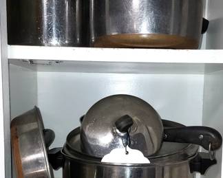 Vintage Revereware pots