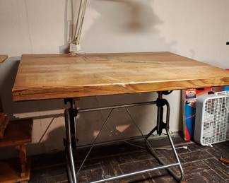 Vintage drafting table