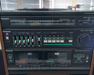 Detail, Vintage Panasonic rack stereo